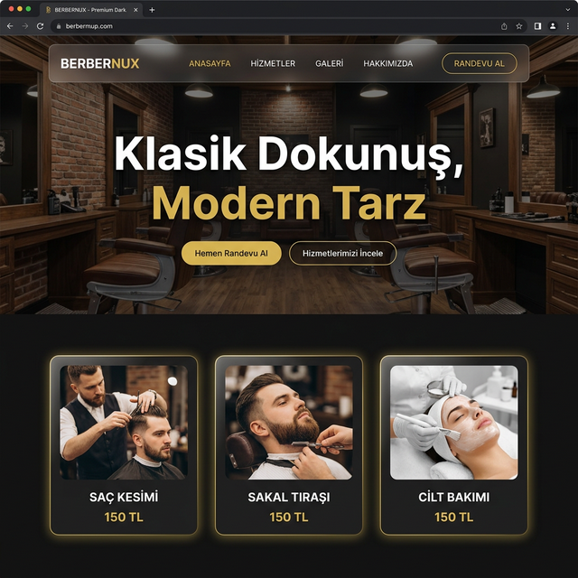 Berber & Kuaför Teması